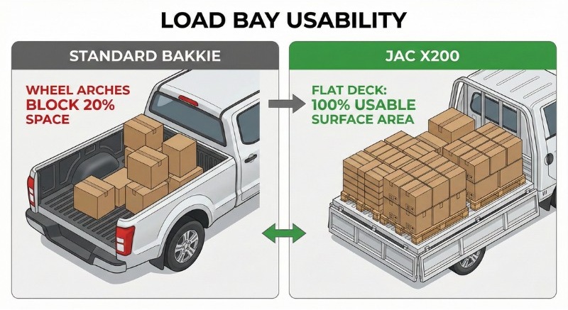 business workhorse bakkie,jac workhorse,1.5 ton bakkie,workhorse bakkie